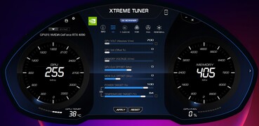 Xtreme Tuner (menu principale)