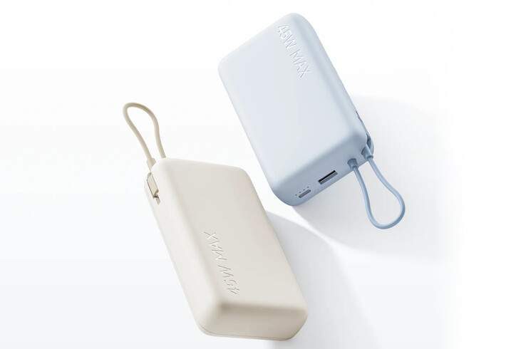 Xiaomi prevede di offrire il suo nuovo power bank da 45 W in due colori.
