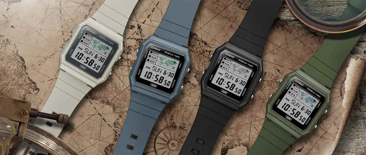 Tutti e quattro i colori dell'orologio Casio serie LF-30W (nella foto). (Fonte: Casio)