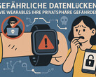 Pericolose lacune nei dati: Gli indossabili possono mettere in pericolo la sua privacy. (Fonte: DallE3)