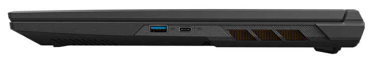 A destra: USB 3.2 Gen 2 Type-A, USB 3.2 Gen 2 Type-C con Power Delivery