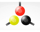 Un'immagine del prodotto che mostra il Chromecast 2 di Google in vari colori. (Fonte immagine: Google)