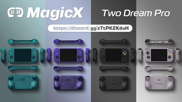 Le varianti verde e viola di MagicX Two Dream Pro hanno pulsanti in tinta.