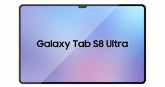Il Galaxy Tab S8 Ultra dovrebbe arrivare insieme ad altri due tablet della serie Tab S8. (Fonte immagine: @UniverseIce - modificato)