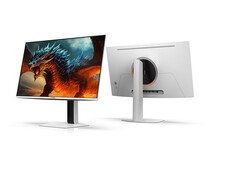 Il nuovo monitor Innocn GA27M1Q QD-OLED presenta una frequenza di aggiornamento di 500 Hz e un elegante design bianco. (Fonte: Innocn via Amazon)