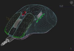 Screnshot del modello open source Keychron M6 8K in FreeCAD