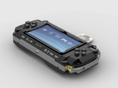 Concept art renderizzata per la Lego PSP 1000 con un disco UMD