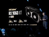 12 GB dovrebbero essere la nuova norma per le schede grafiche a 1080p. Nella foto - Diapositiva di presentazione di RX 9060 XT (fonte: AMD)