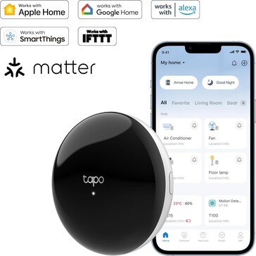 Il telecomando e l'hub IR Tapo H110. (Fonte: TP-Link)