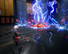 In Terminull Brigade, i giocatori si alleano nei panni di esecutori cibernetici per sconfiggere le fazioni di IA canaglia in una città a tema cyberpunk. Nella foto: una schermata di gioco. (Fonte: Steam)