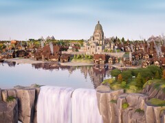 Un'immagine che mostra una città in TerraScape.
