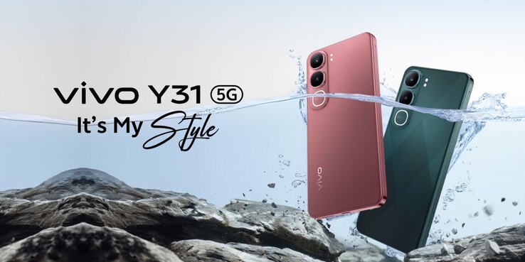 Vivo Y31 è disponibile nelle opzioni di colore rosso rosa e verde diamante (fonte: Vivo)