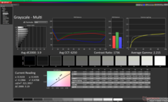 Scala di grigi prima della calibrazione