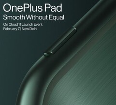 Il OnePlus Pad verrà lanciato a livello mondiale il 7 febbraio. (Fonte: OnePlus)