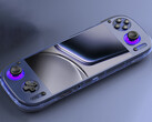Sembra che l'Odin 3 non avrà una porta Micro HDMI. Nella foto: il palmare da gioco in blu trasparente. (Fonte immagine: AYN - modificato)