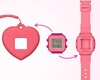 Gli orologi Casio Baby-G BGD-10KH sono dotati di supporti e cinturini a forma di cuore. (Fonte immagine: Casio)