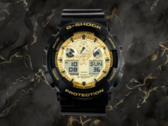 Il modello Casio GA-100GGB-1A9 (nella foto) è uno dei quattro nuovi orologi della serie Black and Gold. (Fonte immagine: Hatyai-Nalika, modificato)
