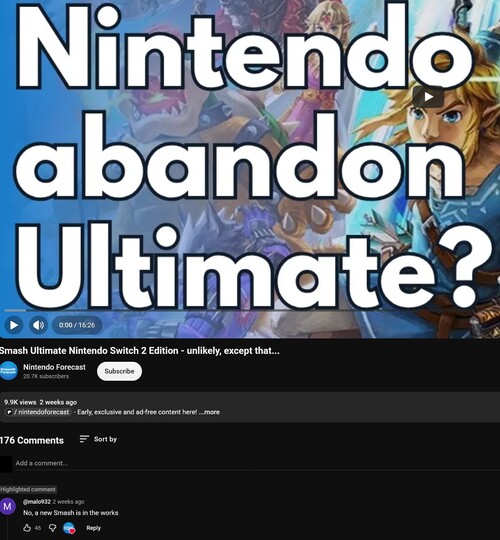 Malo392 rivela informazioni sul nuovo gioco Super Smash Bros. Switch 2