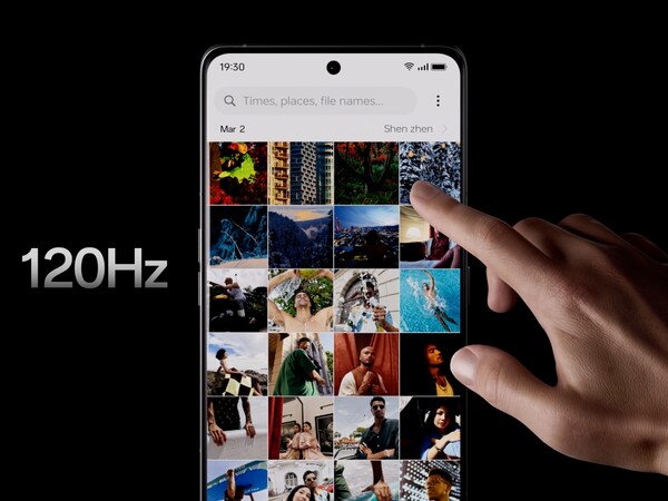 Il OnePlus 12R ha una frequenza di aggiornamento dinamica di 120 Hz. (Fonte: OnePlus)