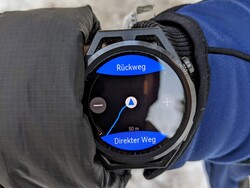 Il GT Runner fornisce la navigazione di ritorno, indipendentemente dalla connessione allo smartphone.