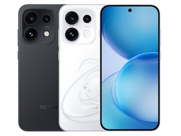 Oppo Reno 16 Pro nei colori Starlight Black e Pop White.