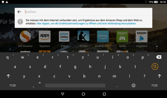 Amazon Fire 7 - dispositivi di input