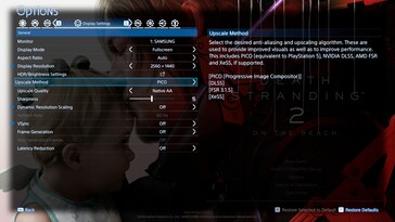 Impostazioni del display