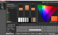 ColorChecker prima della calibrazione