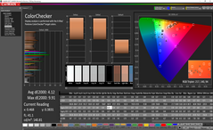 ColorChecker prima della calibrazione (display principale)