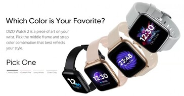 Dizo lancia il suo Watch 2 con una gamma di opzioni di colore. (Fonte: Dizo via Flipkart)