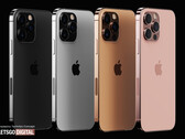 Proprio come l'iPhone 12 Pro, l'iPhone 13 Pro sarà presumibilmente rilasciato in quattro colori diversi (Immagine: Letsgodigital)