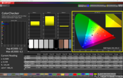 Calibrato con CalMAN ColorChecker (OLED)