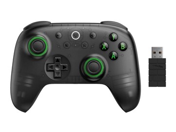 Il nuovo controller wireless 8BitDo Ultimate 2C - edizione nera trasparente. (Fonte: 8BitDo)