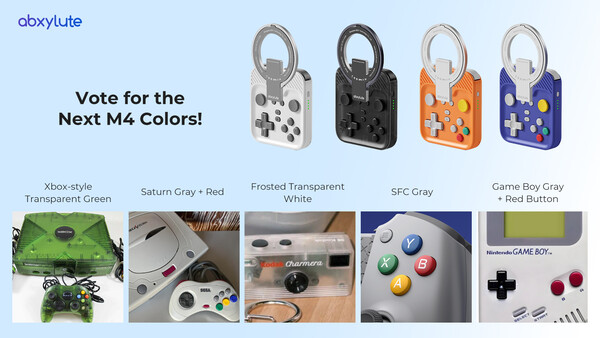 Abxylute vuole lanciare lo Snap-On M4 in almeno altri due colori. (Fonte: Abxylute)