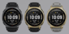 Da sinistra a destra: le versioni Tactical Black, Black Gold e Arctic Gold di Amazfit T-Rex 3 Pro 44 mm. (Fonte: Amazfit)