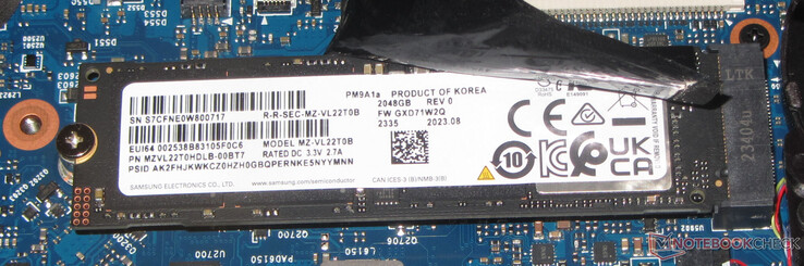 Un SSD PCIe 4 funge da unità di sistema.