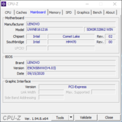 CPU-Z - scheda madre