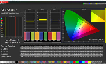 Colori (senza True Tone, spazio colore di destinazione: sRGB)