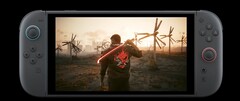 Una rappresentazione di Nintendo Switch 2 che gioca a Cyberpunk 2077 (fonte immagine: CD Projekt Red)