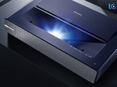 È possibile controllare il proiettore Hisense PX1 TriChroma Laser Cinema con i comandi vocali di Google Assistant o Amazon Alexa. (Fonte: Hisense)