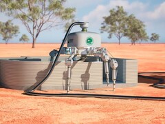 Charlotte è un robot esapode per i processi di costruzione. (Fonte: Crest Robotics)