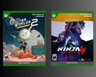 Vengono mostrate le scatole retail di Outer Worlds 2 e Ninja Gaiden 4 per Xbox (Fonte: PNP Games)