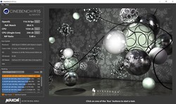 Cinebench R15 con a batteria