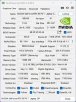 rog zepyhrus g14 5070 ti gpuz