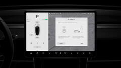 L'accessorio per aprire la porta del garage Model 3 HomeLink da 350 dollari (immagine: Tesla)