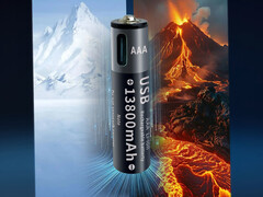 Materiale promozionale per il set di batterie AAA
