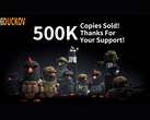 Un annuncio da parte degli sviluppatori di Escape from Dukov che annuncia 500k copie vendute (fonte immagine: Escape from Duckov X)