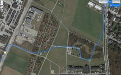 Test GPS: ASUS ROG Phone - In bicicletta attraverso un boschetto