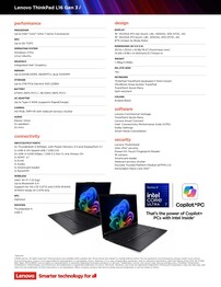 Specifiche di Lenovo ThinkPad L16 Gen 3 Intel.