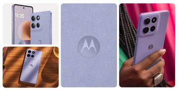 Motorola Moto G86 Power in Pantone Cosmic Sky. (Fonte: Motorola)